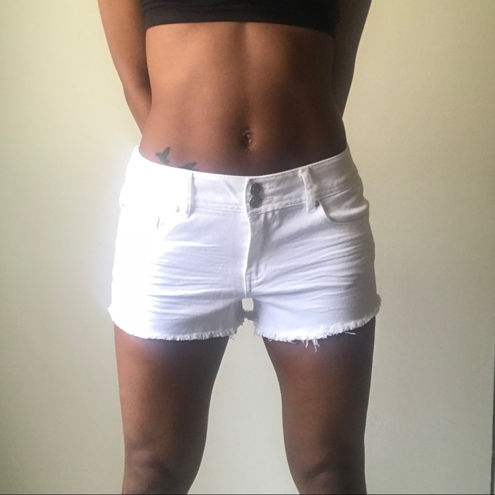 Denim shorts